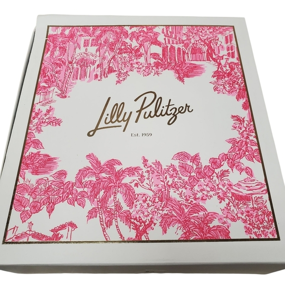 Lilly Pulitzer White Box with Pink Accents - Picture 2 of 8